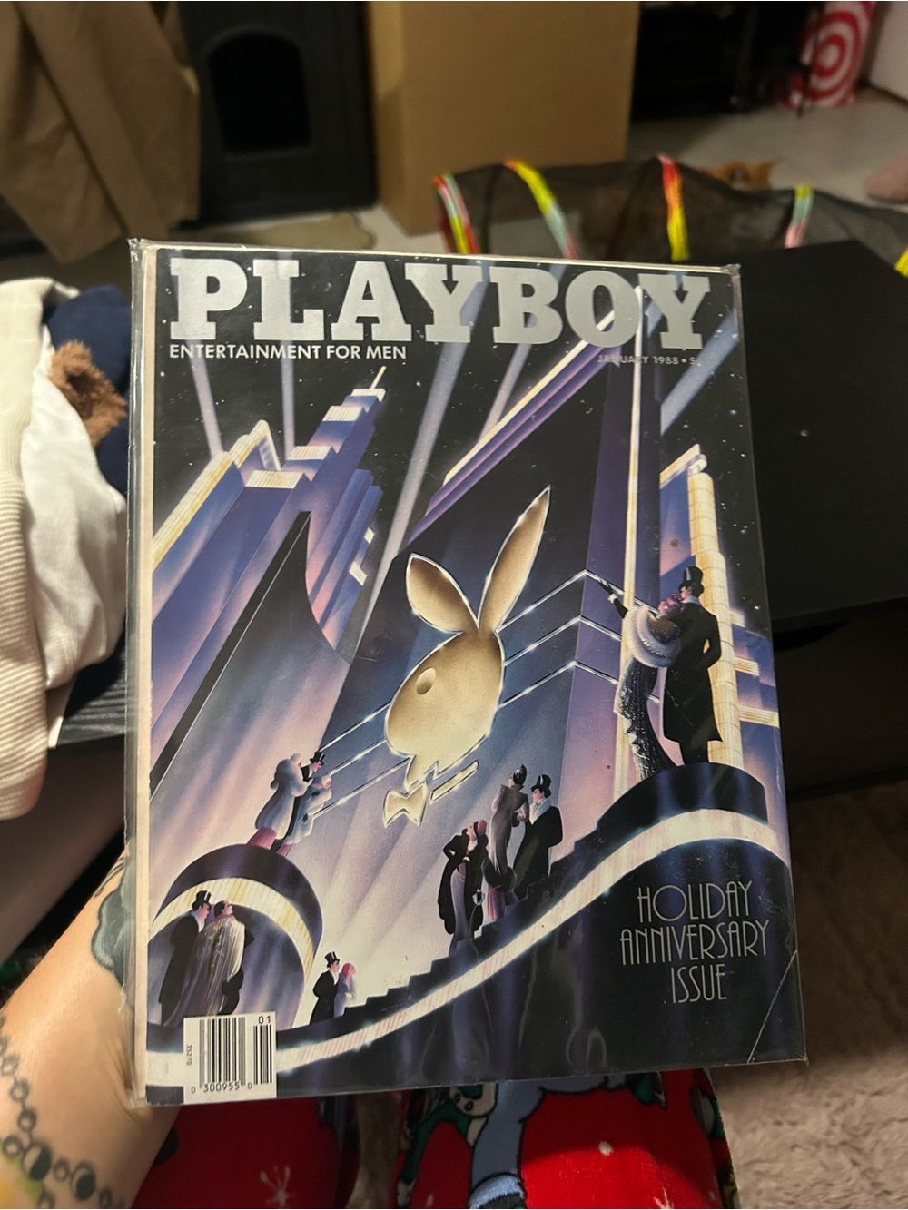 PLAYBOY Holiday Anniversary Issue - Purple Cover